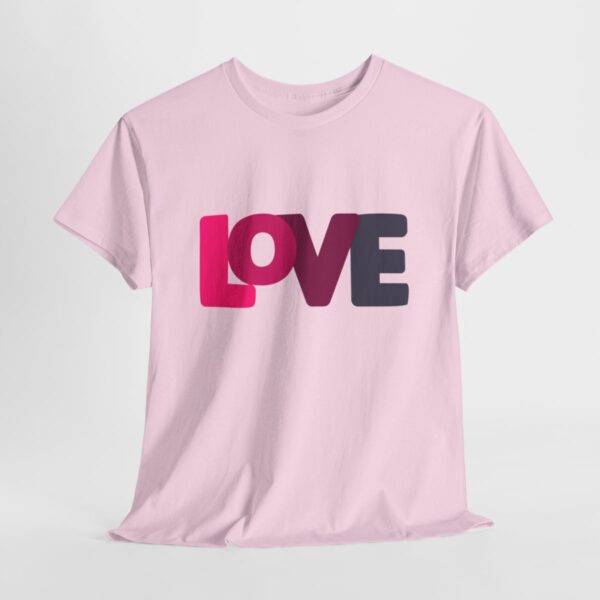 Love Unisex Heavy Cotton Tee - Image 2