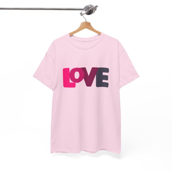 Love Unisex Heavy Cotton Tee - Image 3