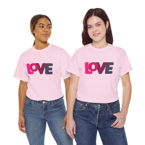 Love Unisex Heavy Cotton Tee - Image 6