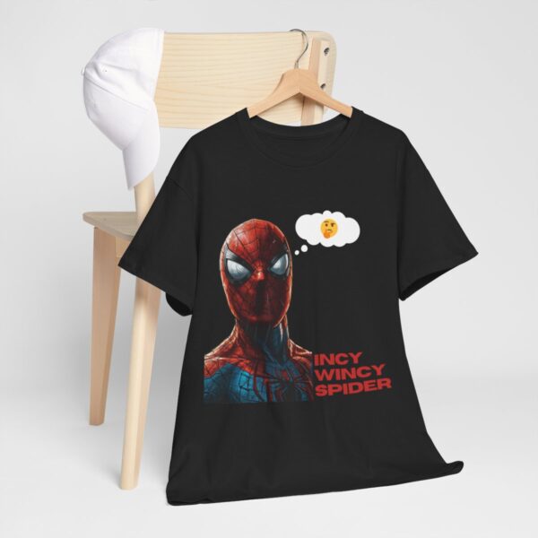 Incy Wincy Spider Unisex Heavy Cotton Tee - Image 4