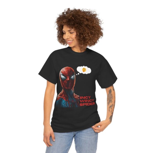 Incy Wincy Spider Unisex Heavy Cotton Tee - Image 5