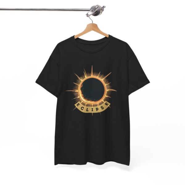 Solar Eclipse Unisex Heavy Cotton Tee - Image 2