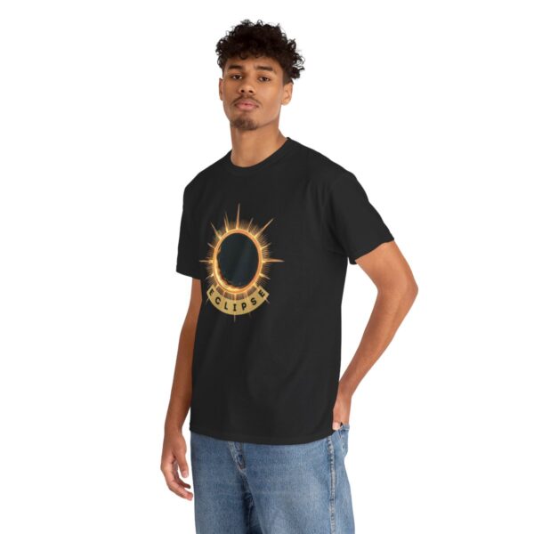 Solar Eclipse Unisex Heavy Cotton Tee - Image 5