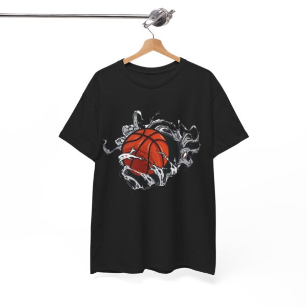 Basketball Design Unisex Heavy Cotton Tee - Image 3