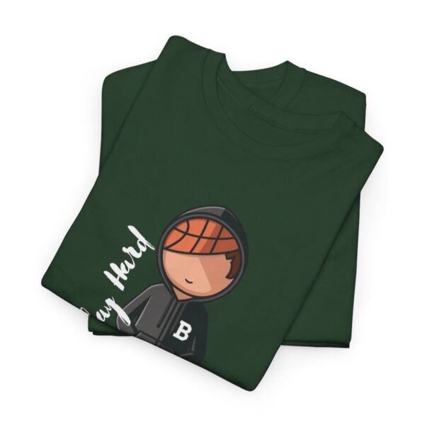 Play Hard Basketball Unisex Heavy Cotton Tee - Image 2