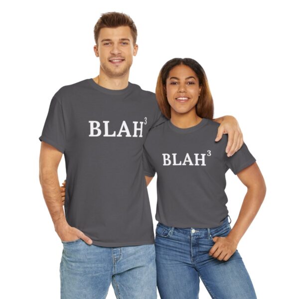 Blah Blah Blah Unisex Heavy Cotton Tee - Image 6