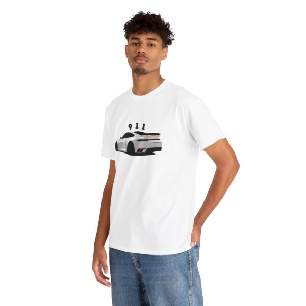 Porche 911 Cotton Unisex Heavy Cotton Tee - Image 5