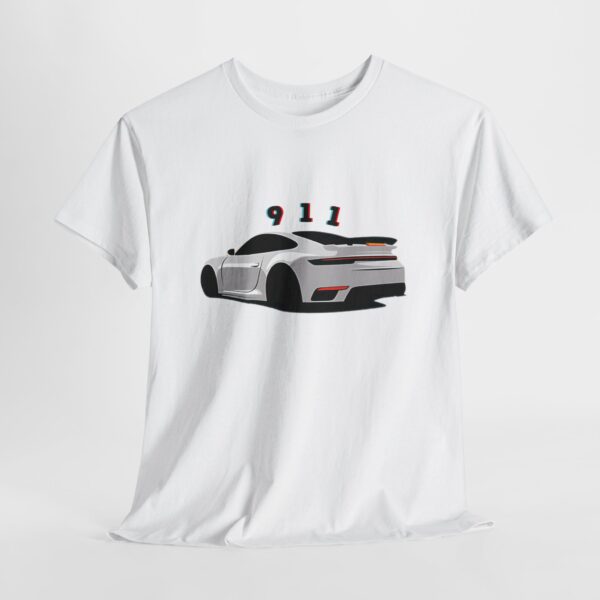 Porche 911 Cotton Unisex Heavy Cotton Tee - Image 3