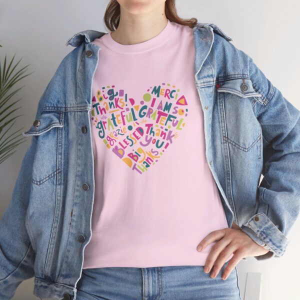 Graceful Heart Cotton T-Shirt - Image 3