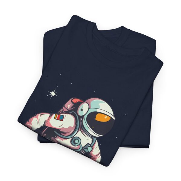 Universe I Need More Space Unisex Cotton T-Shirt - Image 2