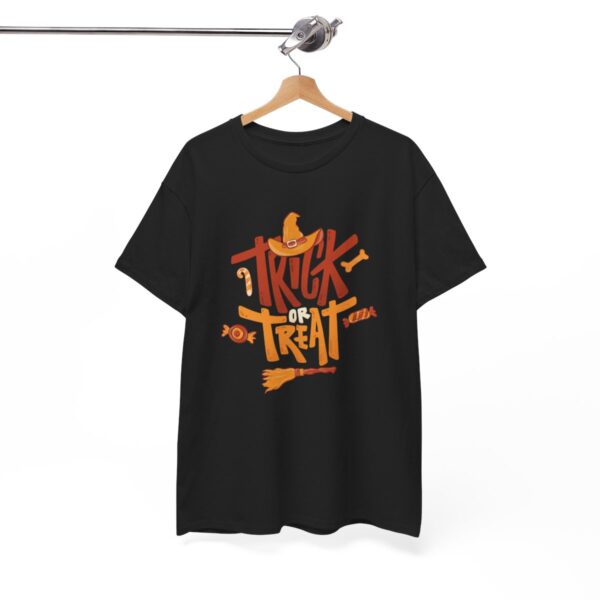 Trick or Treat Halloween Cotton T-Shirt - Image 2