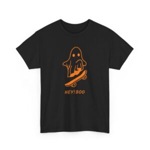 Hey Boo Halloween Cotton T-Shirt