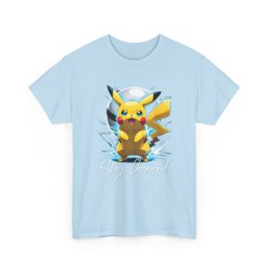 Stay Charged Pikachu T-Shirt – Unisex Cotton Pokemon shirt