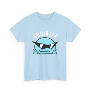 Cool Squirtle Pokémon Unisex Cotton T-Shirt – Funny Cartoon Tee for Fans